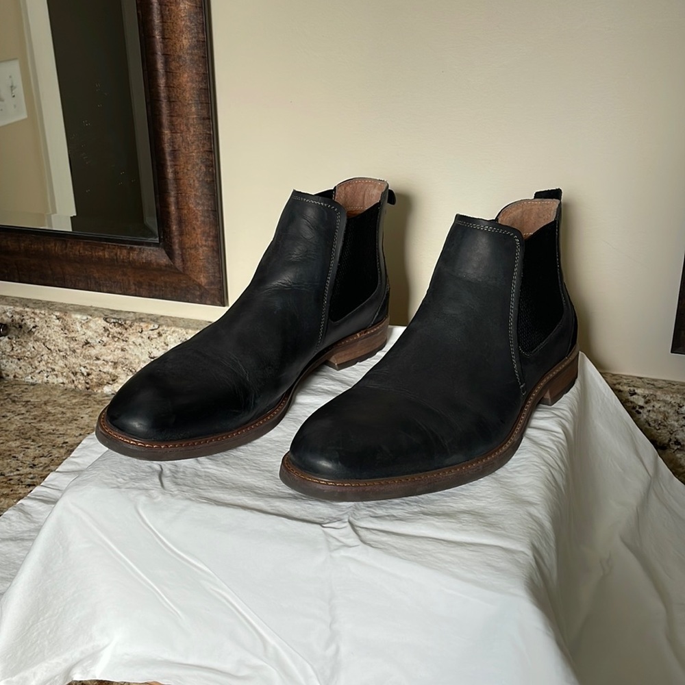 Florsheim -Plain Toe Gore Boot size 14 -Black